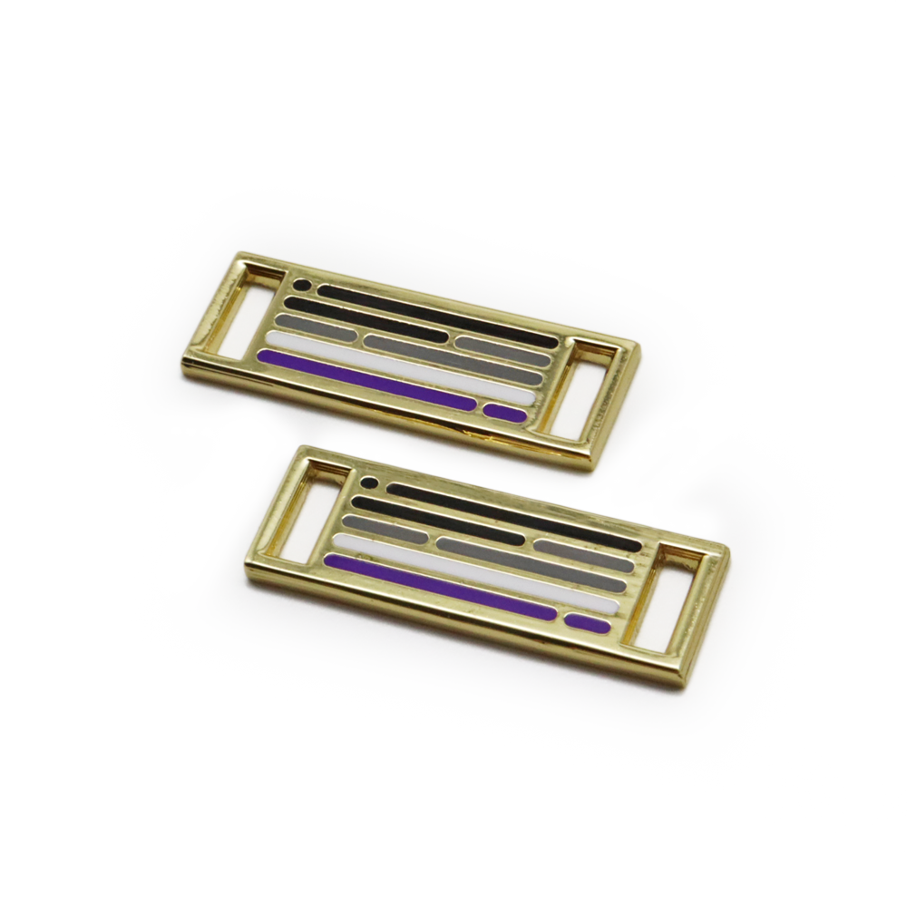 Diversity Schnürsenkel Badges - Stil: Asexuell