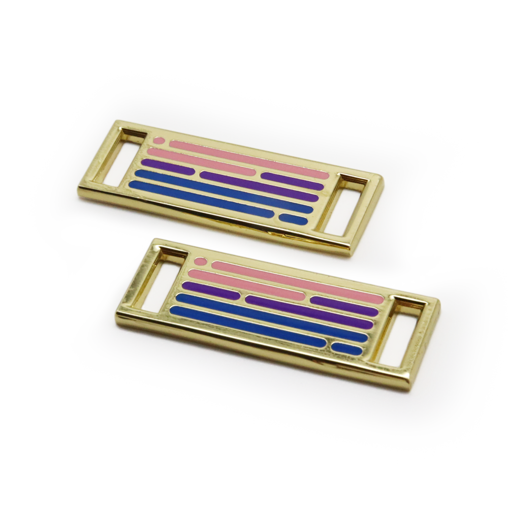 Diversity Schnürsenkel Badges - Stil: Bisexuell