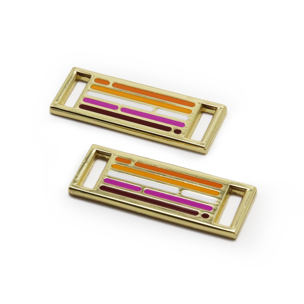 Diversity Schnürsenkel Badges - Stil: Lesbisch