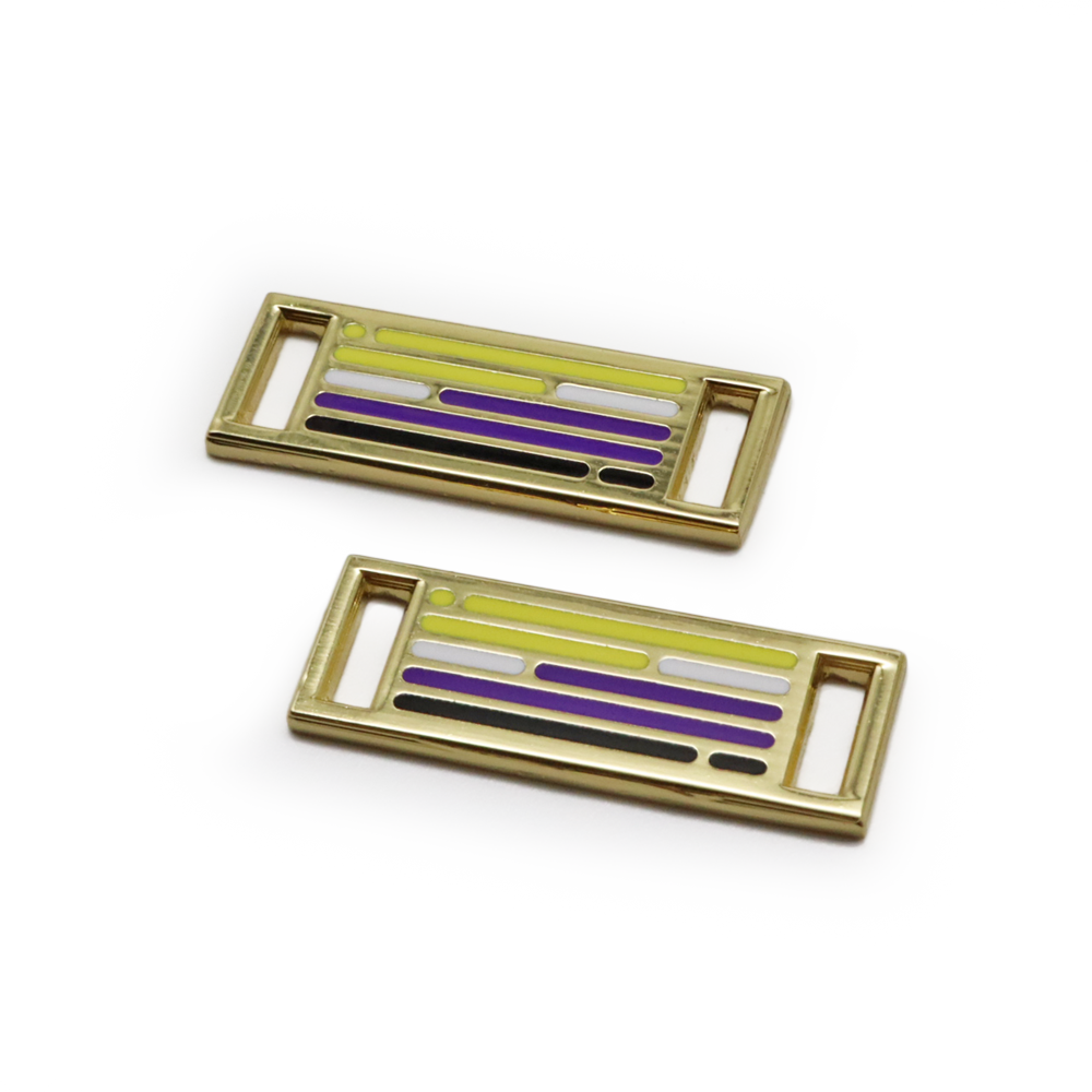 Diversity Schnürsenkel Badges - Stil: Non-Binary