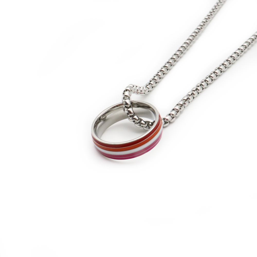Pride Ring-Kette (Lesbisch)