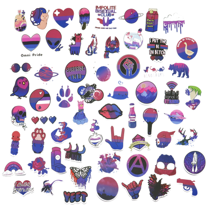 LGBTQ Sticker Set (Bisexuell)