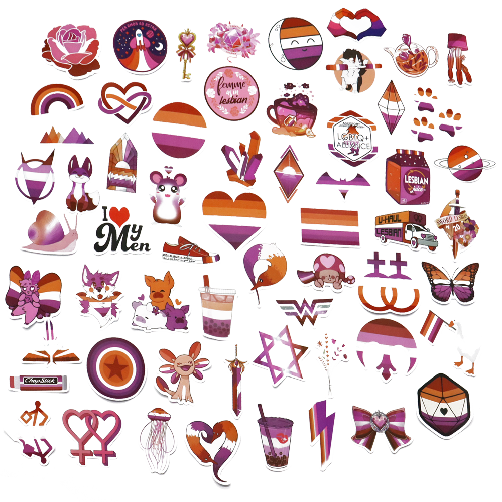 LGBTQ Sticker Set (Lesbisch)