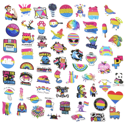 LGBTQ Sticker Set (Pansexuell)