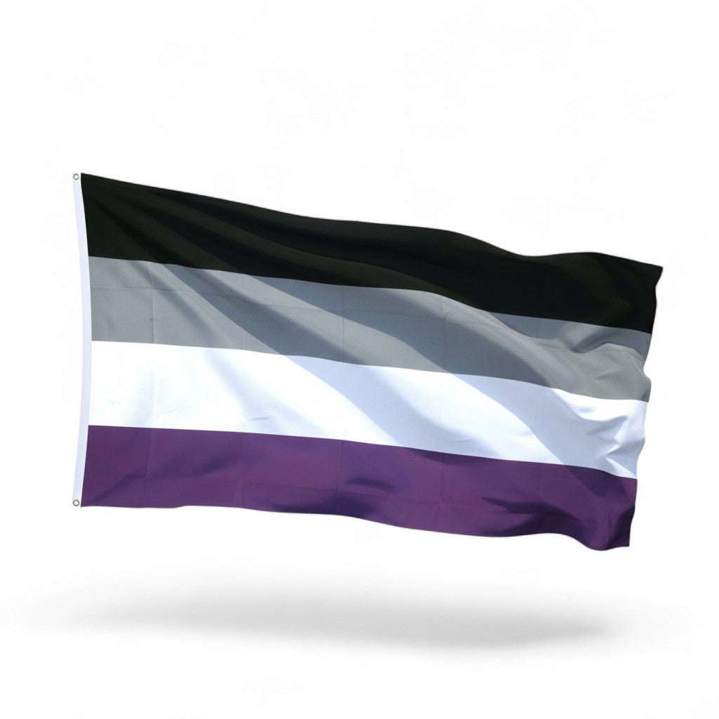 Asexuelle Flagge (90x60 cm)