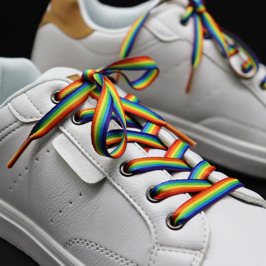 Pride-Schnürsenkel (Rainbow-Style)