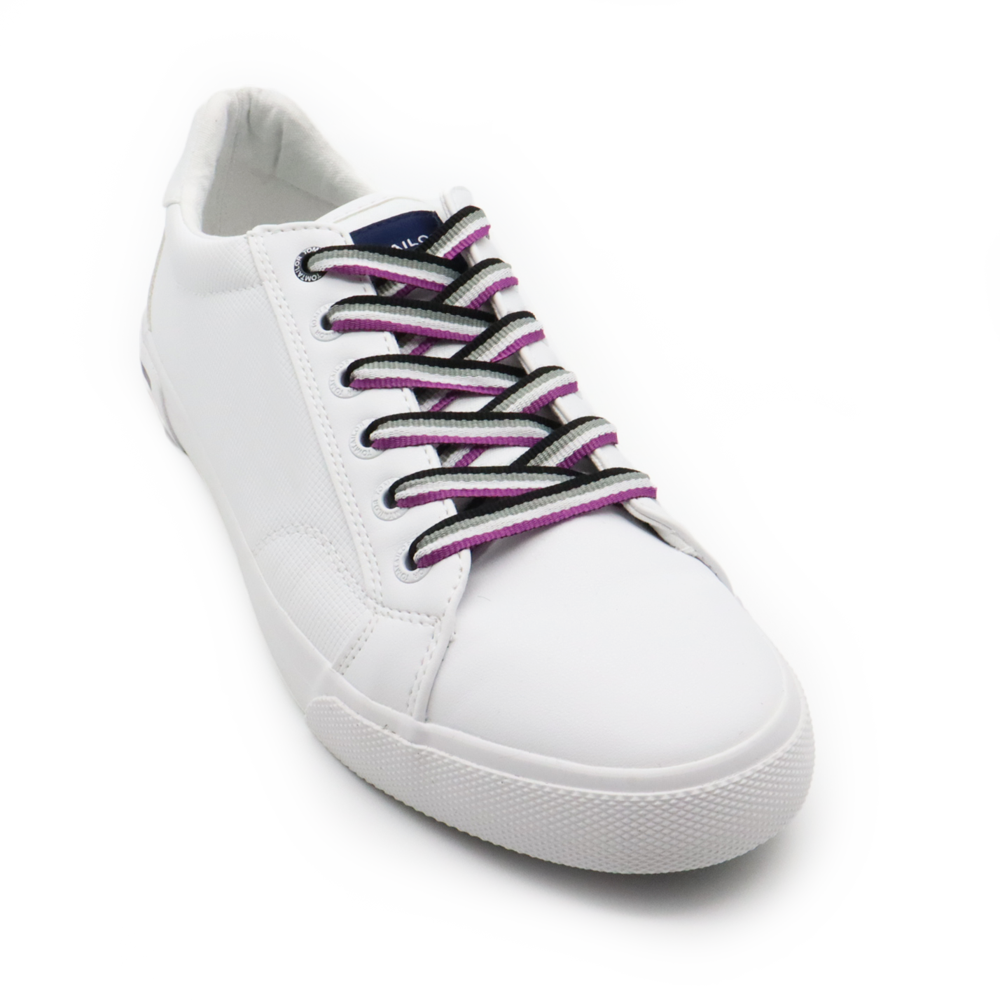 Diversity Pride-Schnürsenkel (Asexuell)