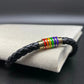 Pride Leder-Armband (Gold)
